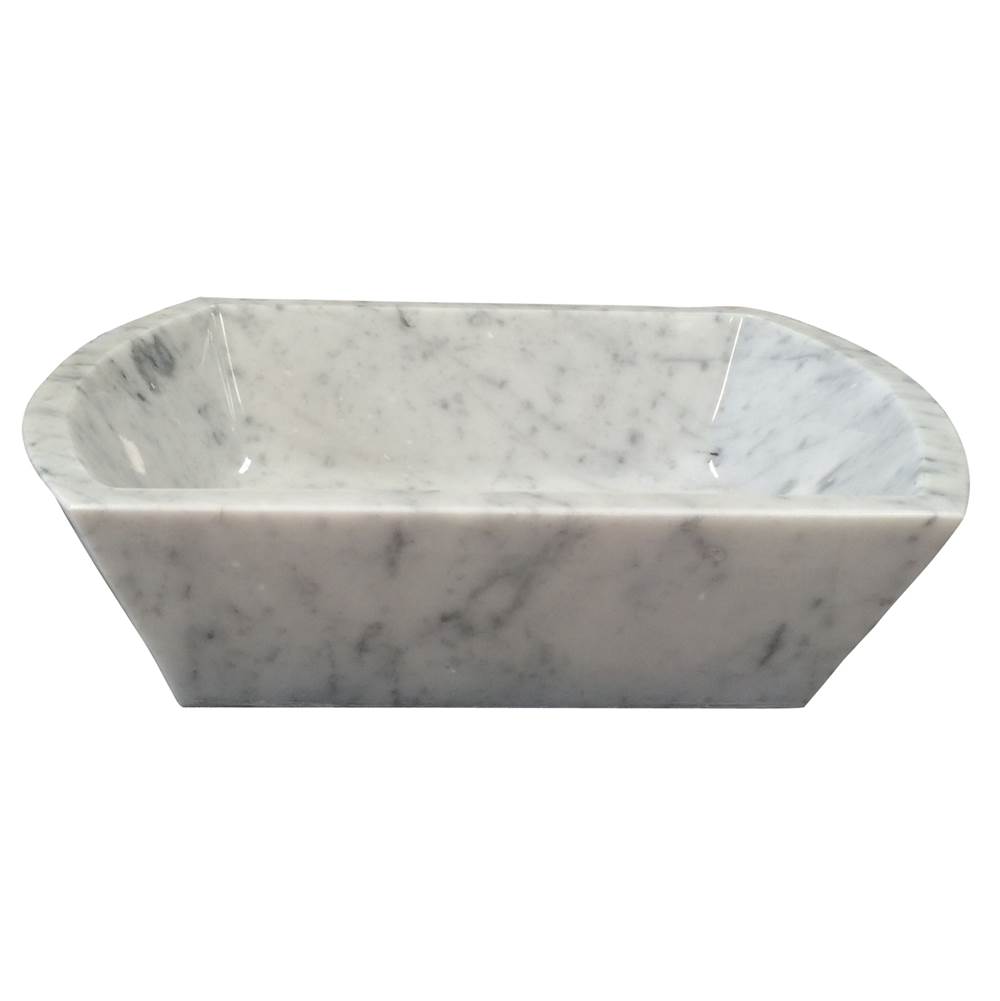 Barclay Mayon Marble Above CounterBasin, Carrara Marble