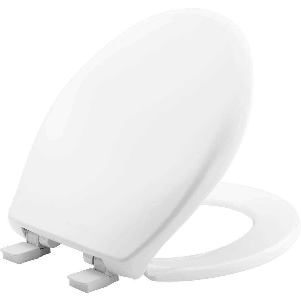 Bemis Bemis Affinity® Round Plastic Toilet Seat in White with STA-TITE® Seat Fastening System