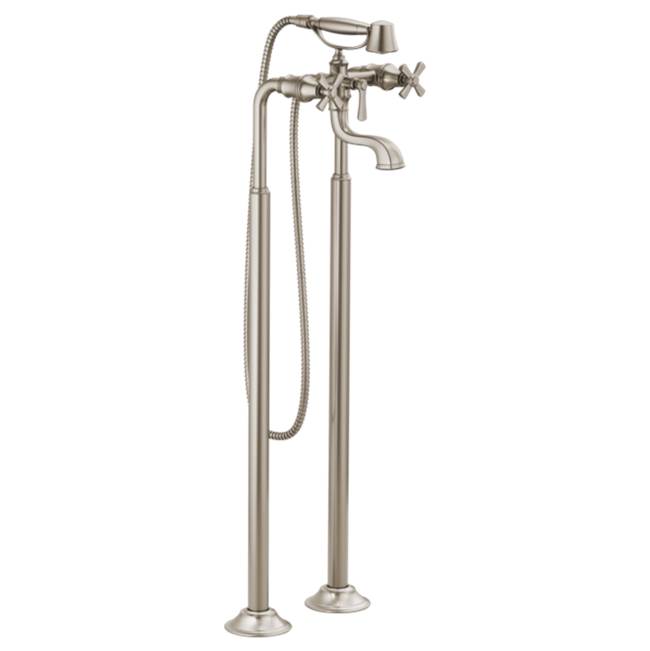Brizo Rook® Two-Handle Tub Filler Trim Kit with Cross Handles