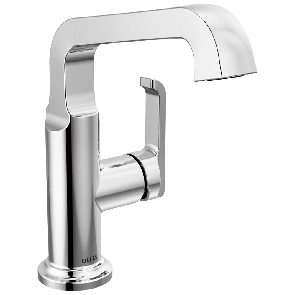 Delta Faucet Tetra™ Single Handle Mid-Height Vessel Bathroom