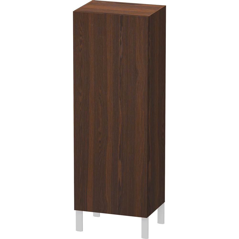 Duravit L-Cube Semi-Tall Cabinet Walnut Brushed