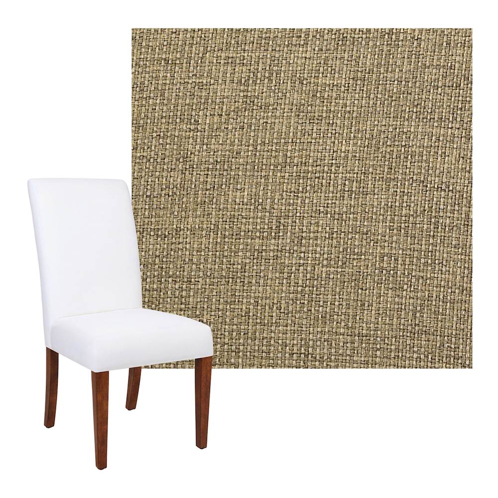 Elk Home McCay Straw Parsons Half Skirted Chair - COVER ONLY