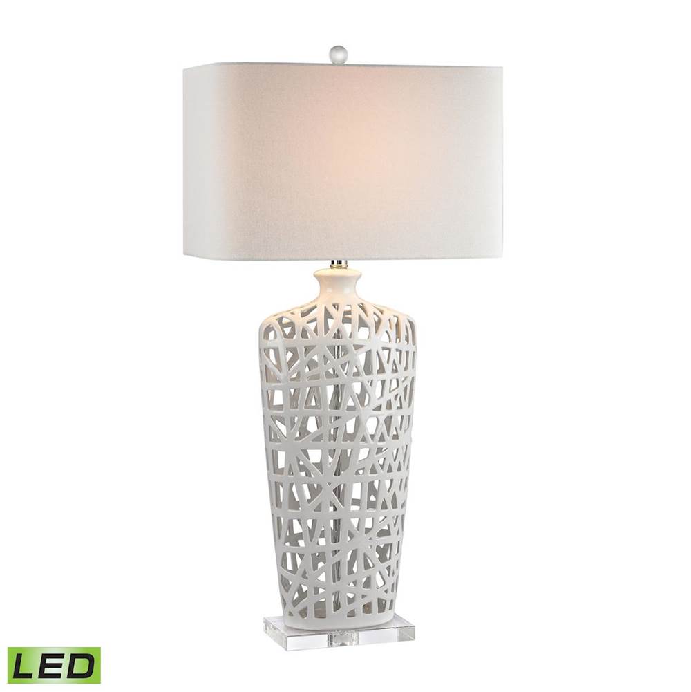 Elk Home Dimond 36'' High 1-Light Table Lamp - Gloss White