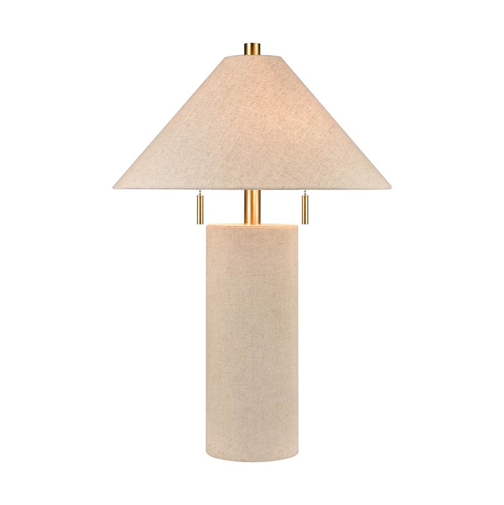 Elk Home Blythe 26'' High 2-Light Table Lamp - Linen