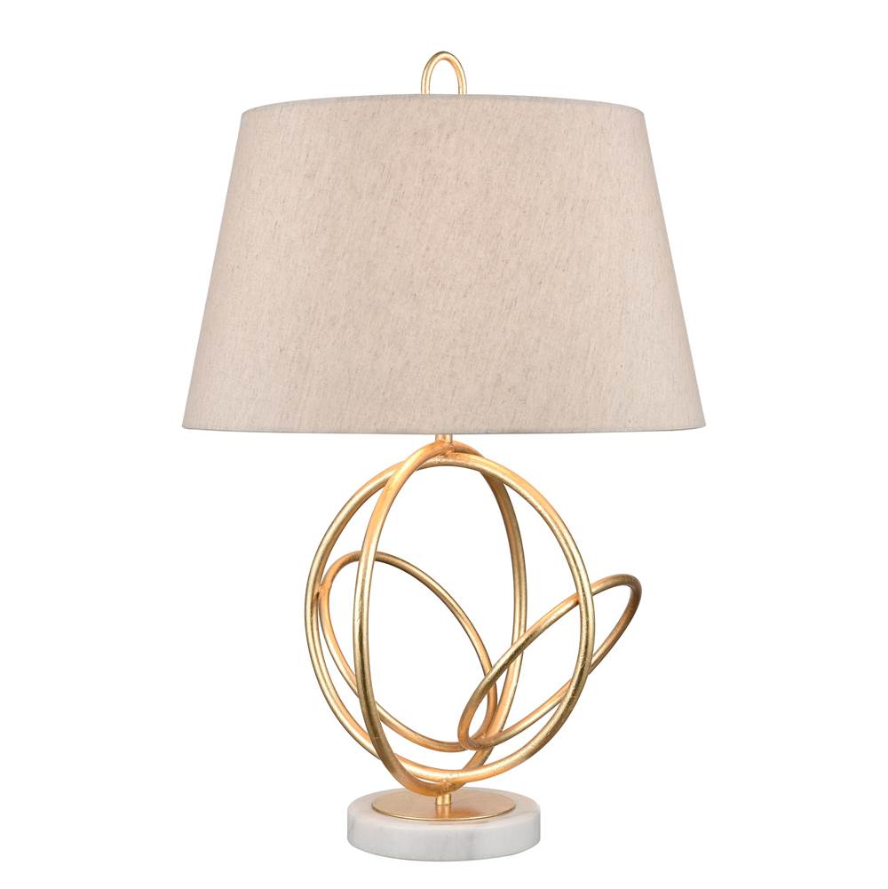 Elk Home Morely 26'' High 1-Light Table Lamp - Gold Leaf