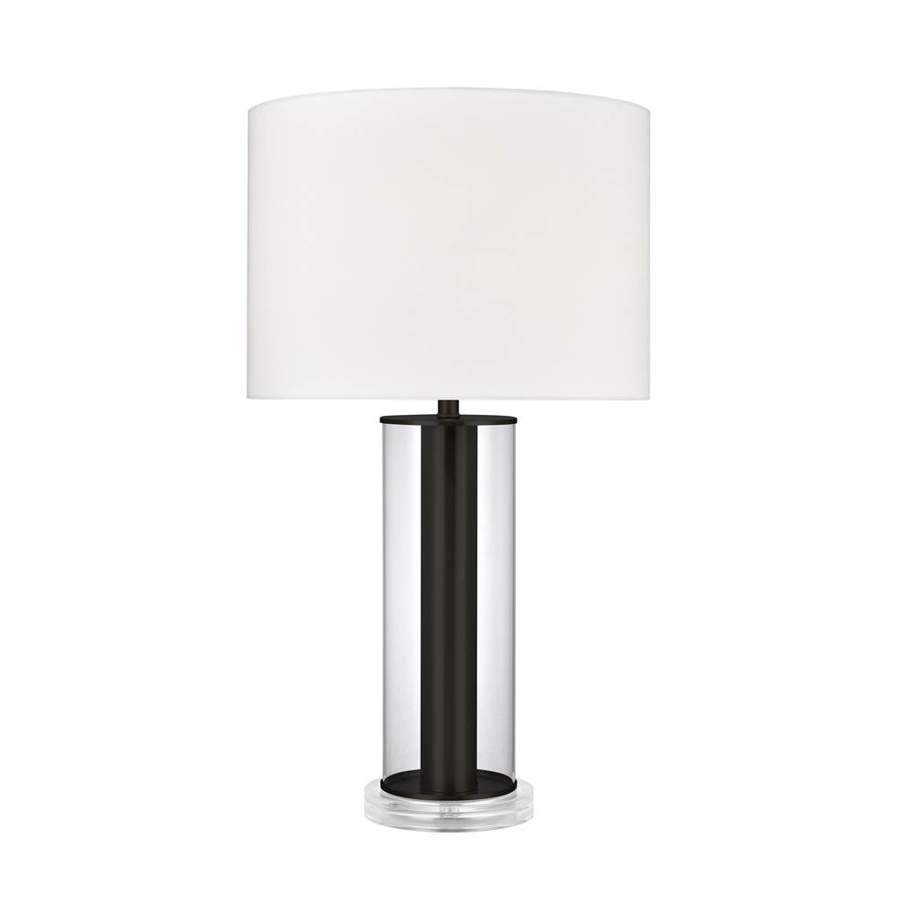 Elk Home Tower Plaza 26'' High 1-Light Table Lamp - Clear