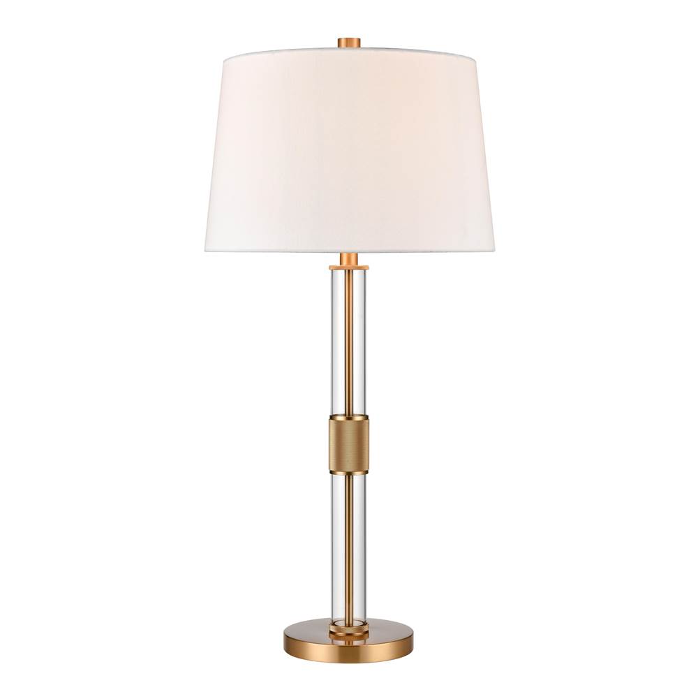 Elk Home Roseden Court 33'' High 1-Light Table Lamp - Aged Brass