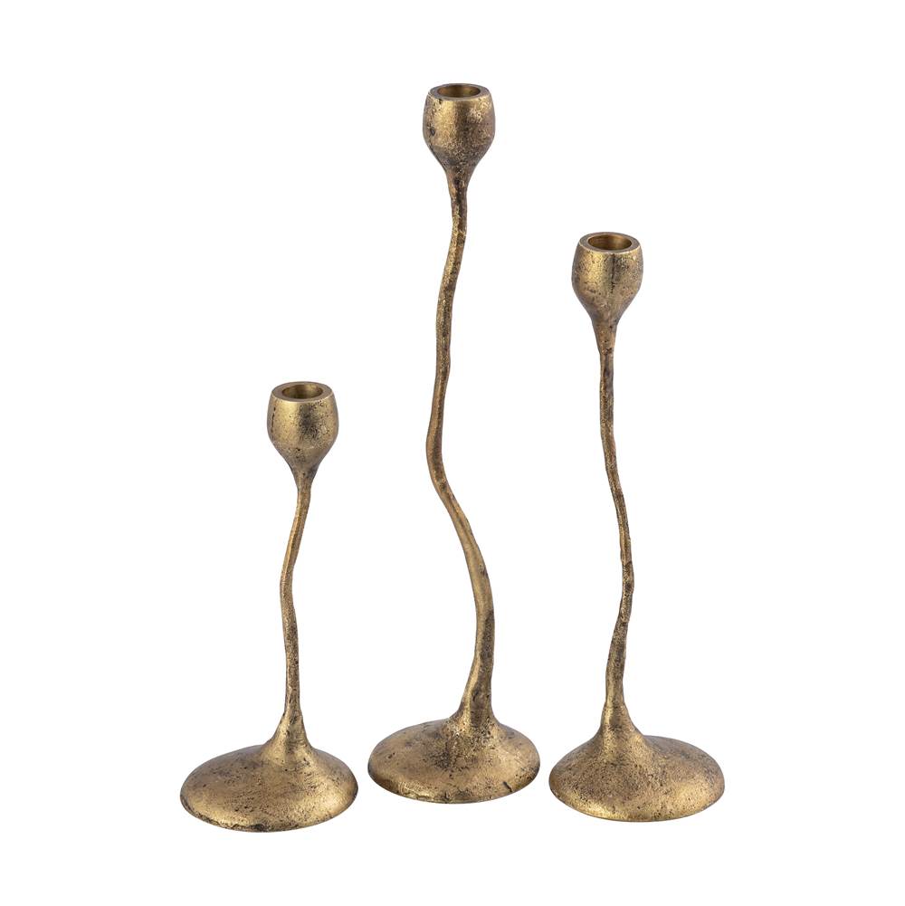 Elk Home Rosen Candleholder - Set of 3 Brass