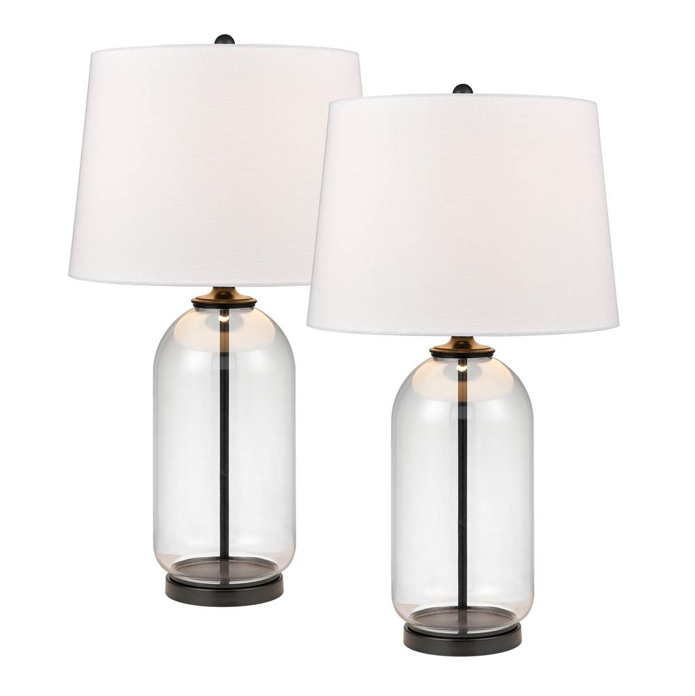 Elk Home Lunaria 31'' High 1-Light Table Lamp - Set of 2 Clear