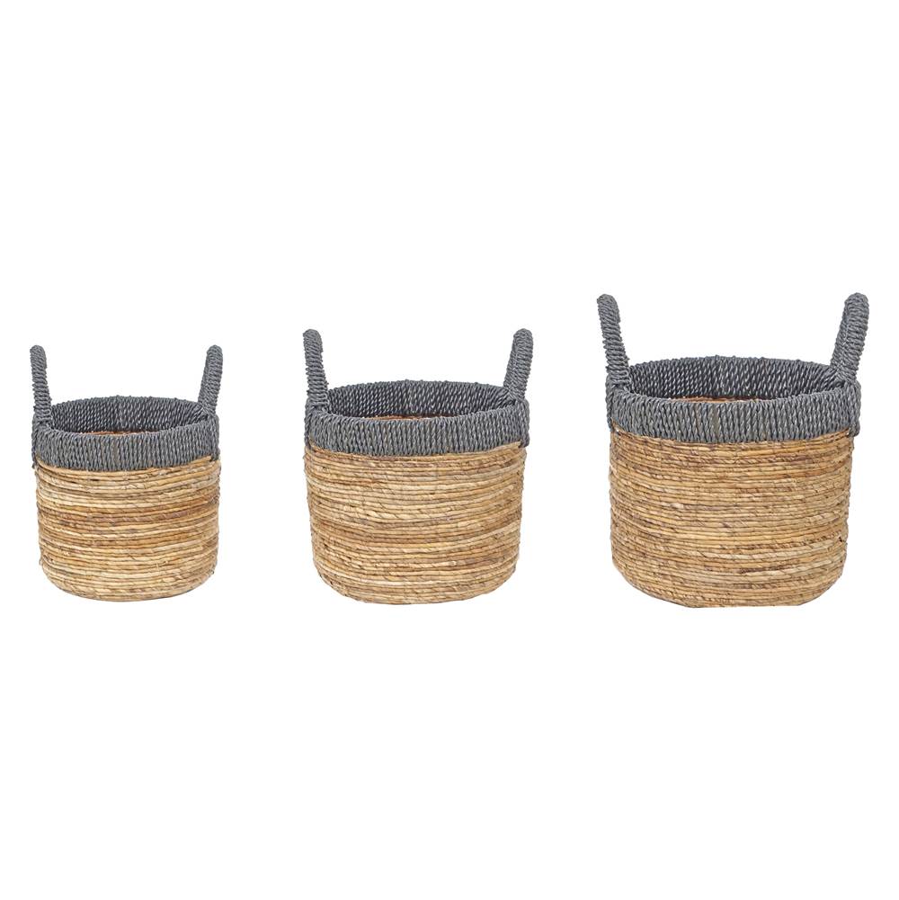 Elk Home Holset Baskets - Set of 3 Gray