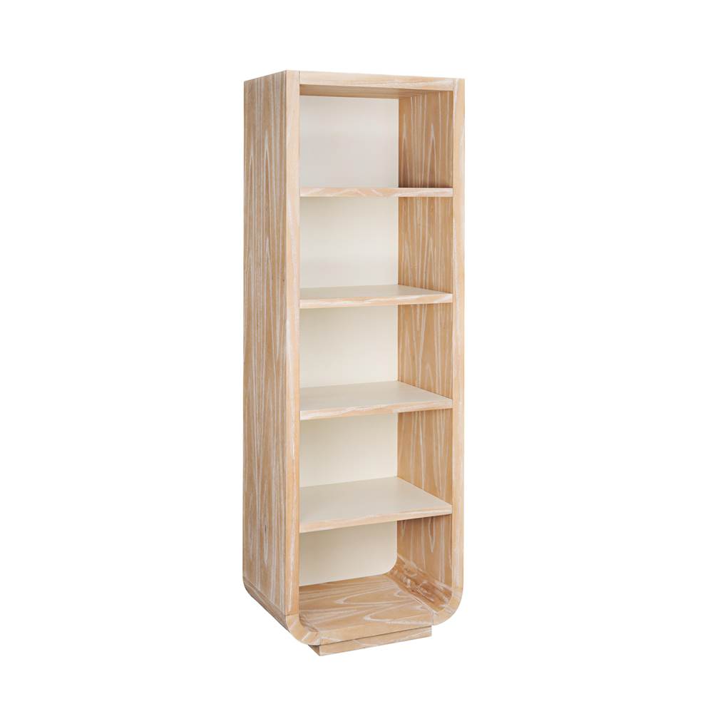 Elk Home Wavecrest Bookcase - Off White