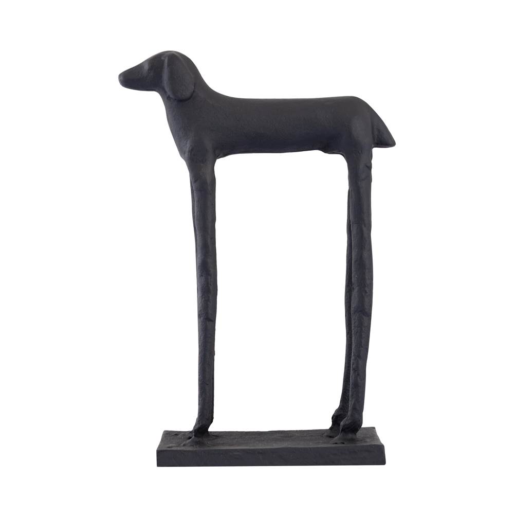 Elk Home Jorgie Dog Object - Aged Black