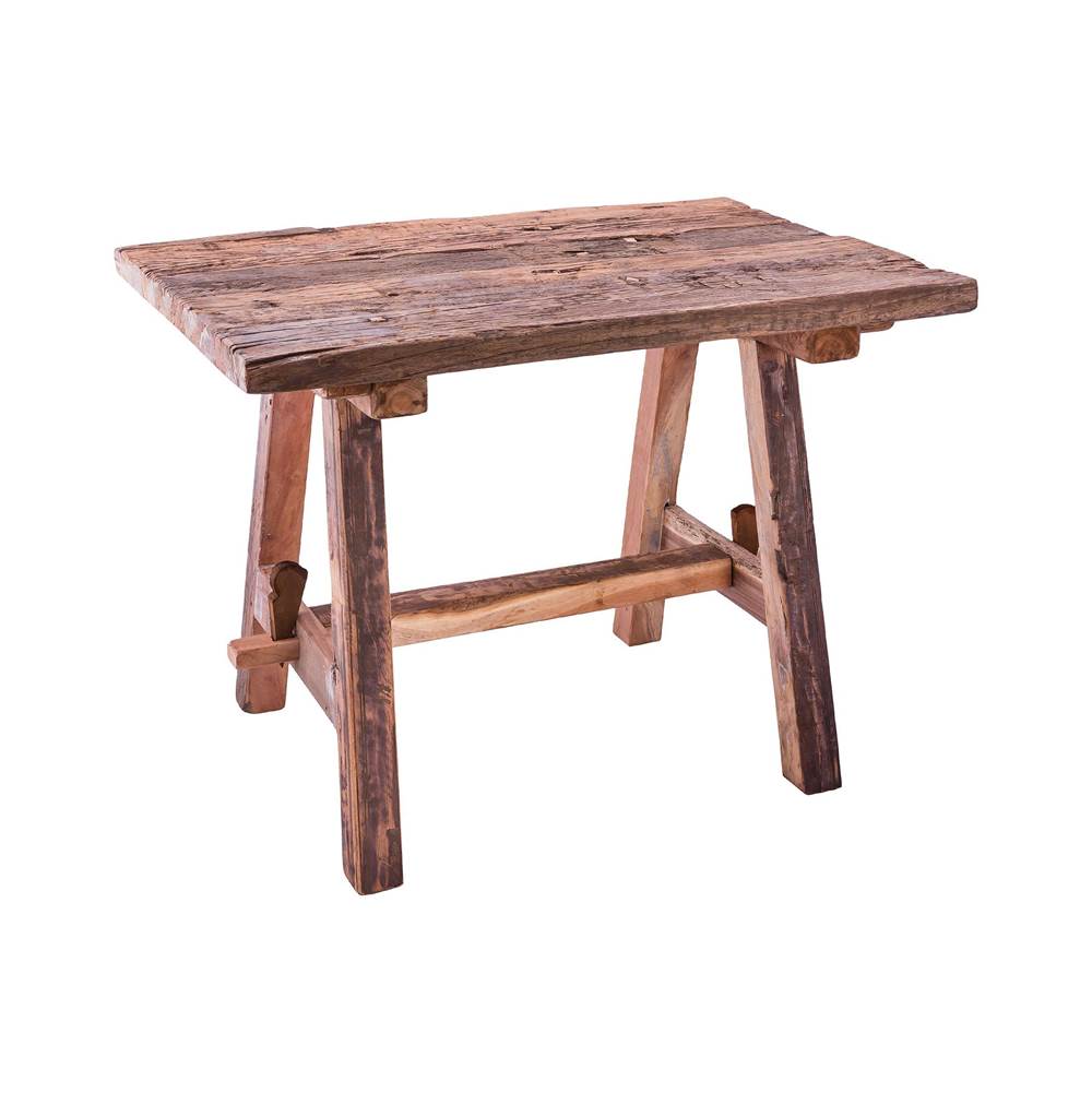 Elk Home Rustic Table With Bench