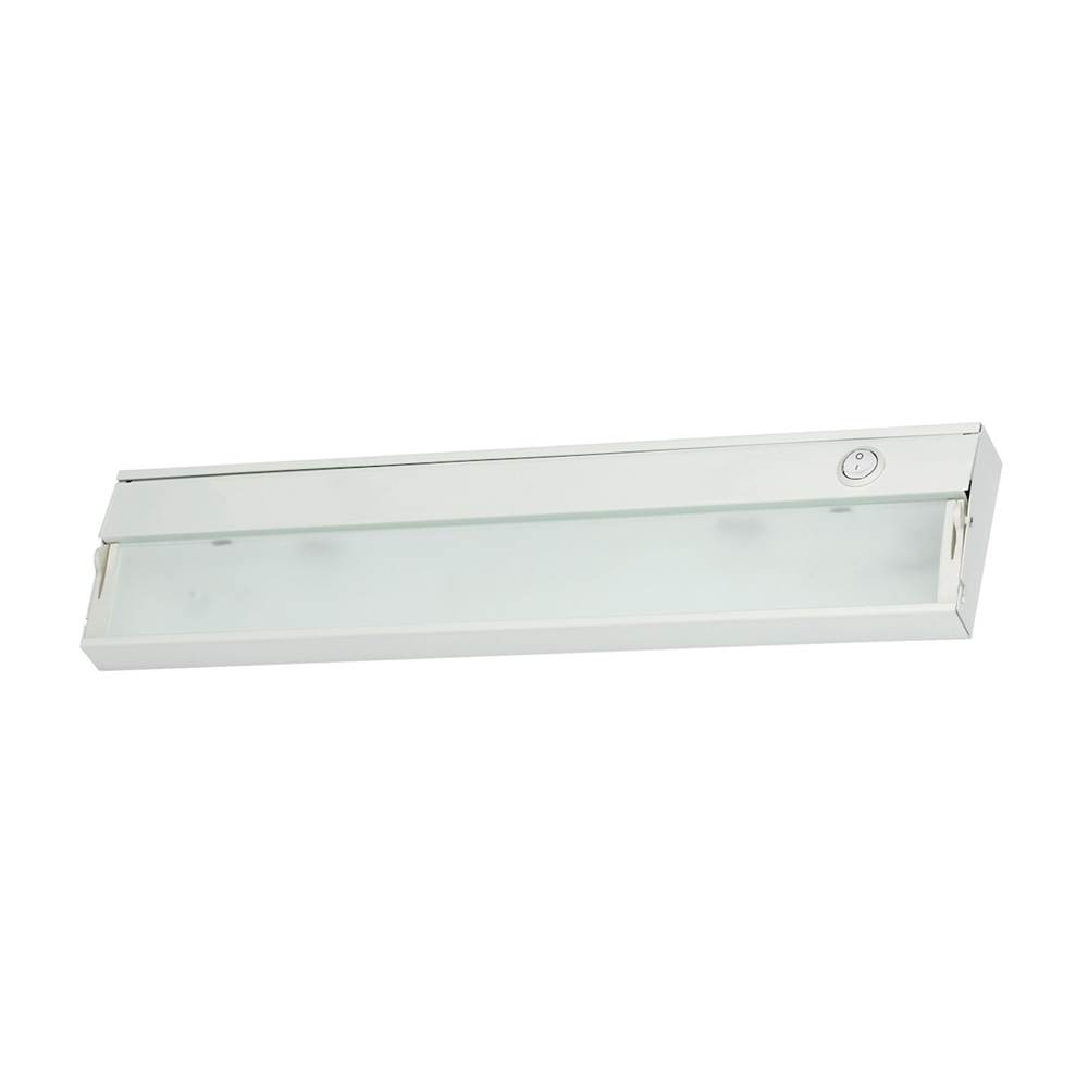 Elk Lighting Zeelite 2-Light Under-Cabinet Light in White With Diffused Glass