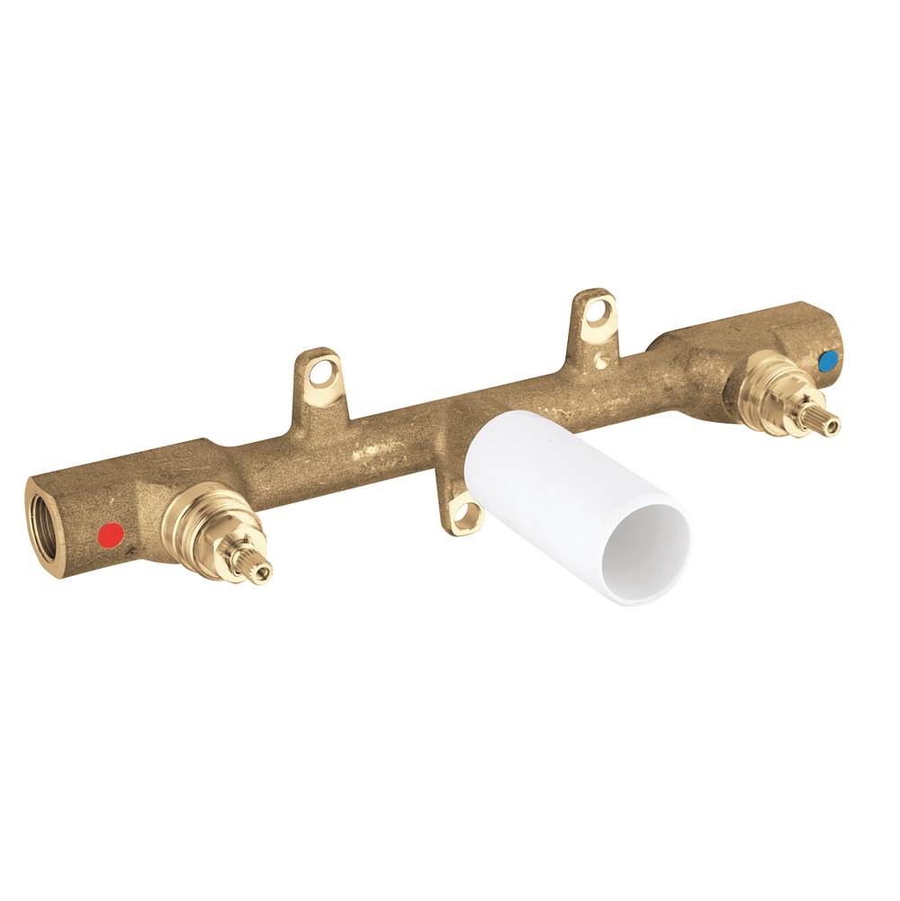 Grohe 3-Hole Wall Mount Faucet Rough-In Valve