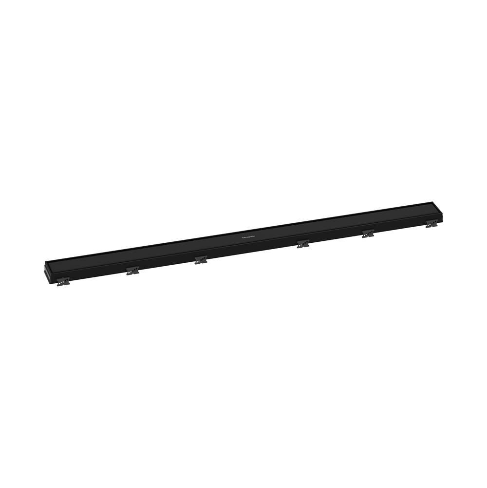 Hansgrohe RainDrain Match Trim for 39 3/8'' Rough with Height Adjustable Frame in Matte Black