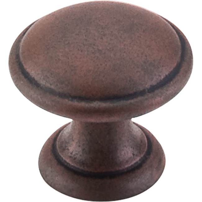 Top Knobs Rounded Knob 1 1/4 Inch Patina Rouge