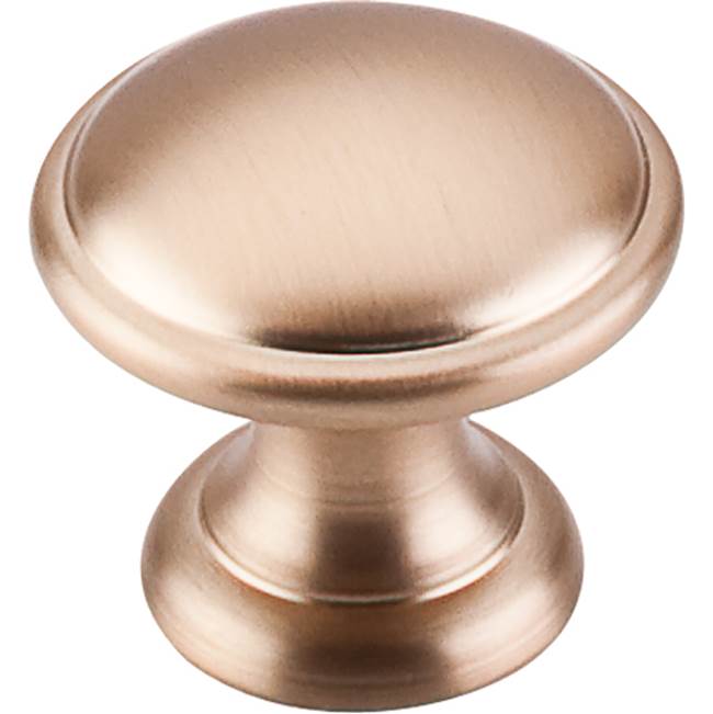 Top Knobs Rounded Knob 1 1/4 Inch Brushed Bronze
