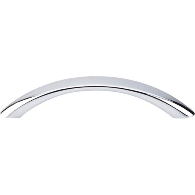Top Knobs Bow Pull 3 3/4 Inch (c-c) Polished Chrome