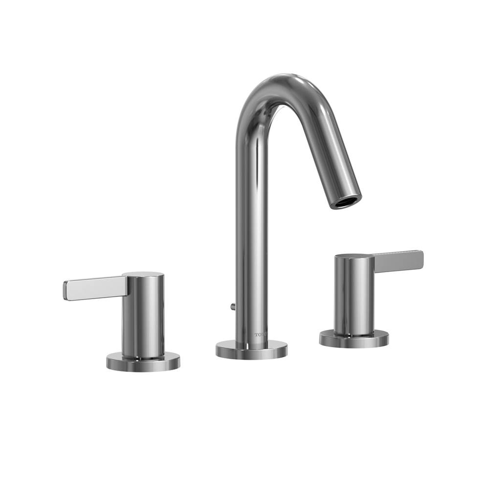 TOTO Toto® Gf Series 1.2 Gpm Two Lever Handle Widespread Bathroom Sink Faucet, Polished Chrome