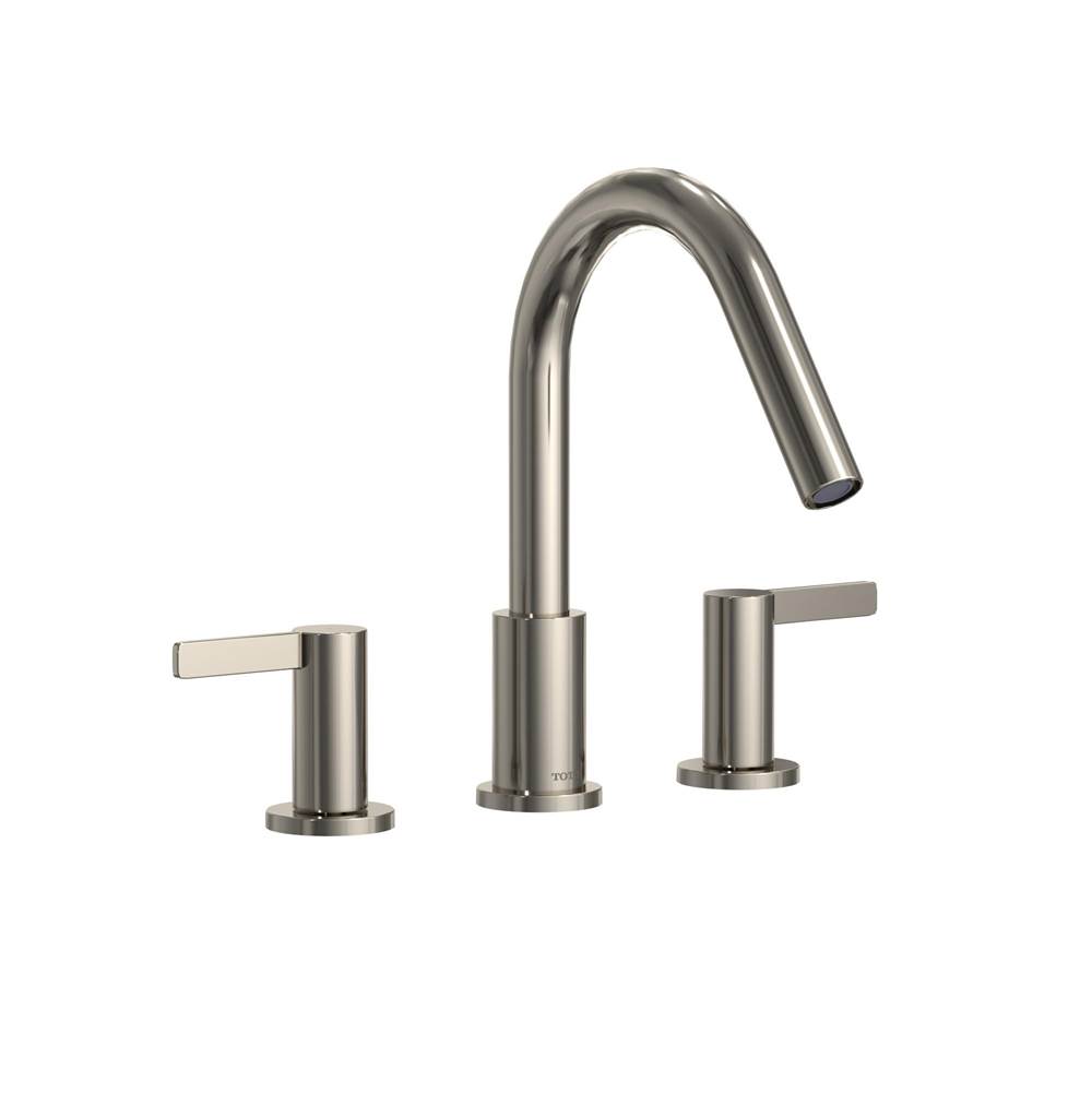 TOTO Toto® Gf Two Lever Handle Deck-Mount Roman Tub Filler Trim, Polished Nickel